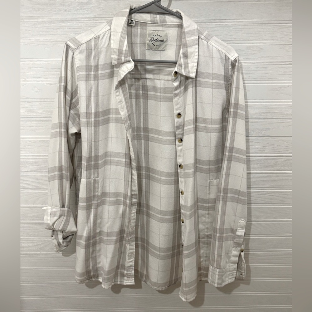 Plaid shirt with pockets